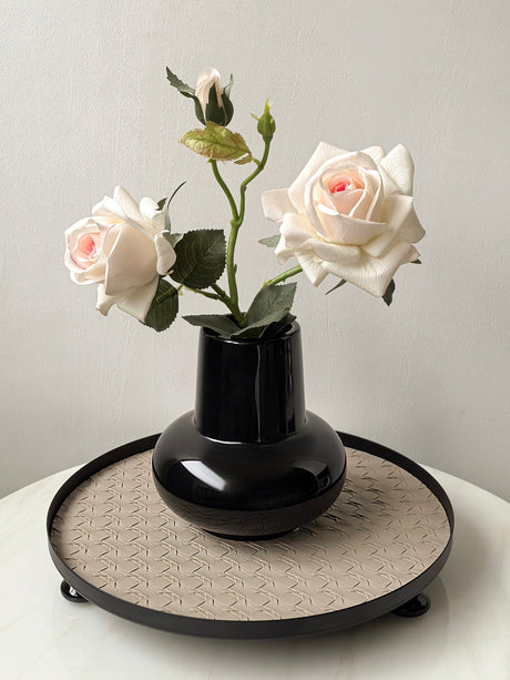LIVETAI Aveline Elegant Round Ceramic Vase - Luxury Living Room Decor from LIVETAI