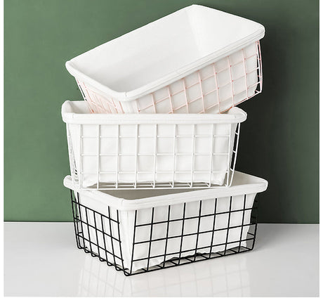 LIVETAI Aveline Stylish Storage Iron Basket Basketball Snacks from LIVETAI