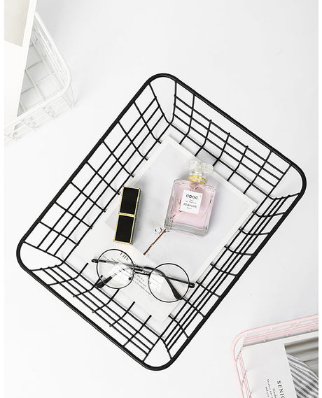 LIVETAI Aveline Stylish Storage Iron Basket Basketball Snacks from LIVETAI
