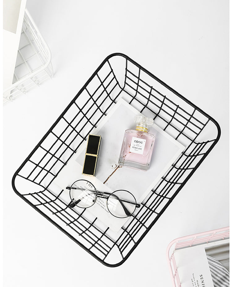 LIVETAI Aveline Stylish Storage Iron Basket Basketball Snacks from LIVETAI