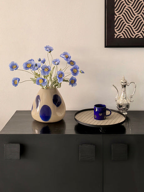 LIVETAI Callidora Elegant Glass Vase Dining Table Centerpiece from LIVETAI