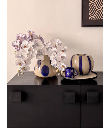LIVETAI Callidora Elegant Glass Vase Dining Table Centerpiece from LIVETAI