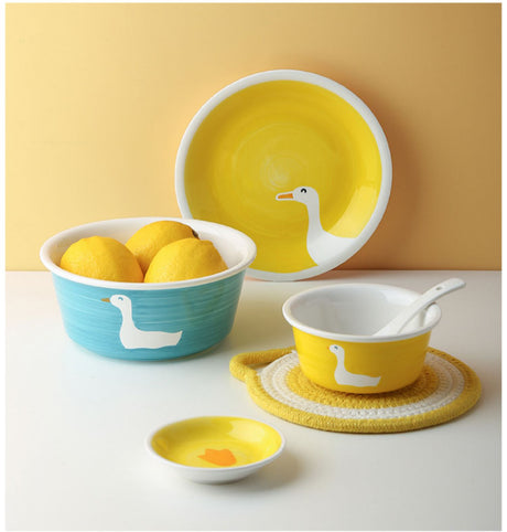 LIVETAI Calypso Charming Ceramic Soup Bowl Tableware Set from LIVETAI