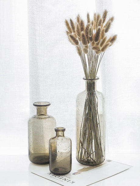 LIVETAI Elowen Elegant Transparent Floral Vase from LIVETAI