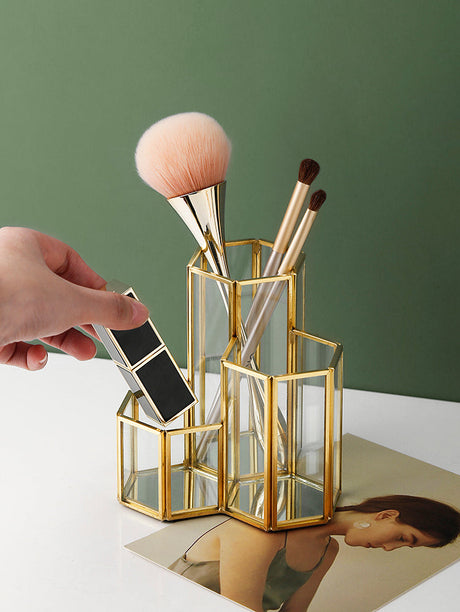 LIVETAI Elysia Chic Scandinavian Storage System Dressing Table Brush Organizer from LIVETAI
