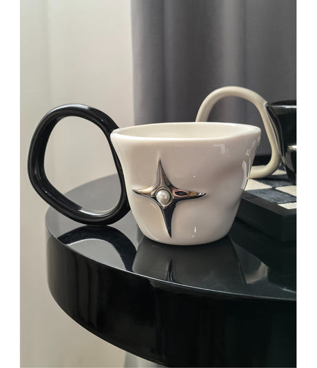 LIVETAI Esperanza Chic Retro Ceramic Coffee Cup from LIVETAI