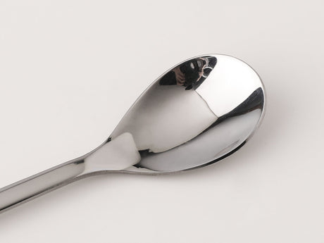 LIVETAI Genevieve Elegant Diamond-Patterned Stainless Steel Coffee Spoon from LIVETAI
