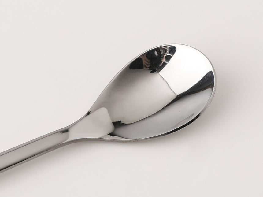 LIVETAI Genevieve Elegant Diamond-Patterned Stainless Steel Coffee Spoon from LIVETAI