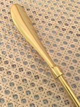 LIVETAI Isadora Elegant Brass Long Handle Shoe Horn from LIVETAI