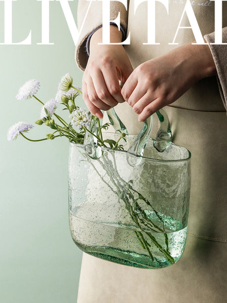 LIVETAI Isolde Elegant Floral Design Transparent Bag Decor from LIVETAI