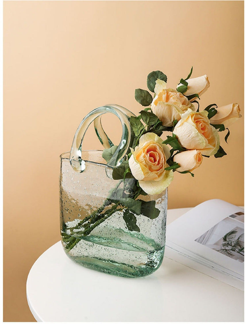LIVETAI Isolde Elegant Floral Design Transparent Bag Decor from LIVETAI