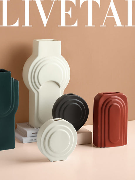 LIVETAI Isolde Elegant Nordic Art Ceramics Flower Relief Pack from LIVETAI