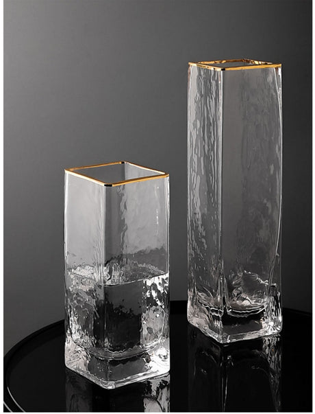 LIVETAI Isolde Majestic Hammered Design Hyper-Transparent Hydroponic Pot from LIVETAI