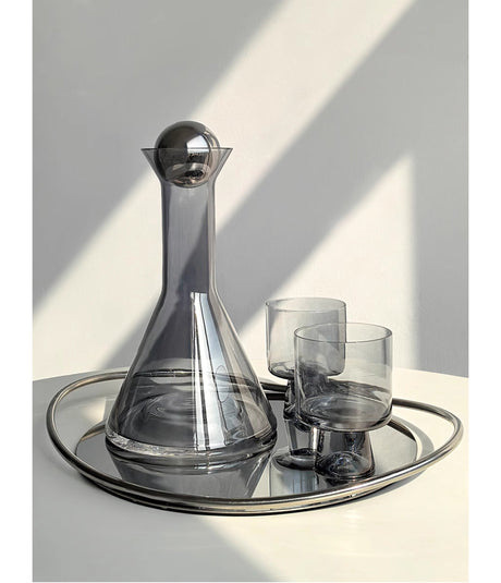 LIVETAI Juniper Elegant Stainless Steel Tea Tray from LIVETAI