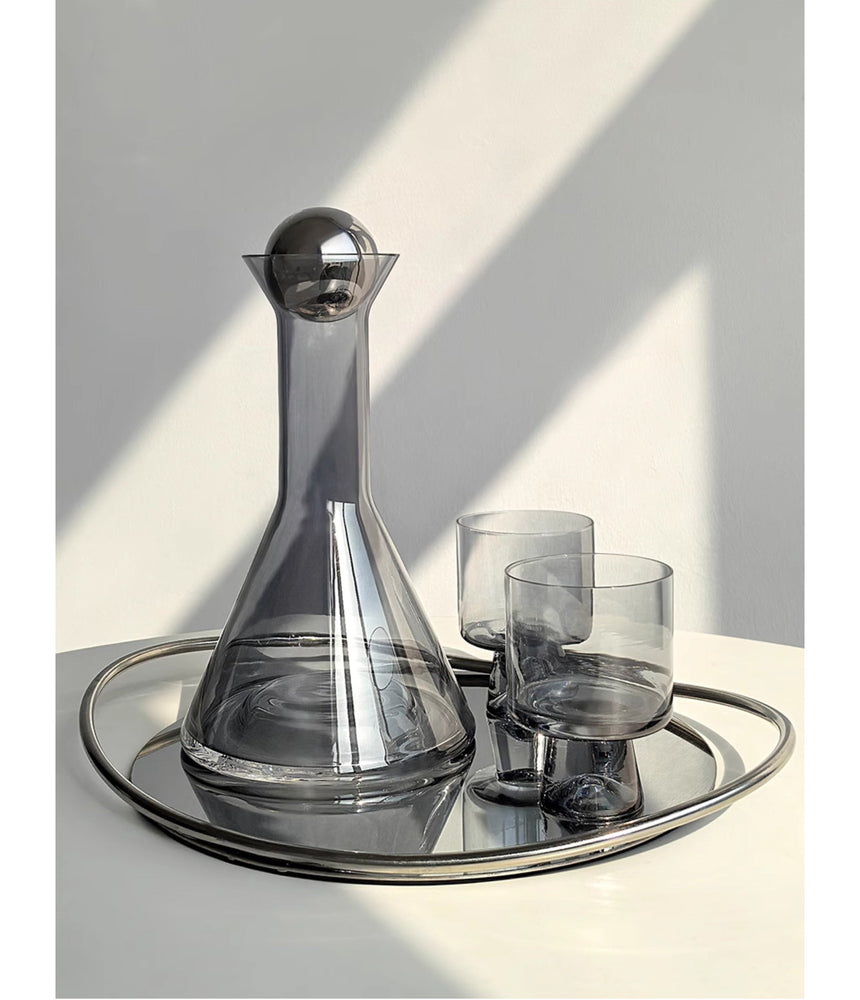 LIVETAI Juniper Elegant Stainless Steel Tea Tray from LIVETAI