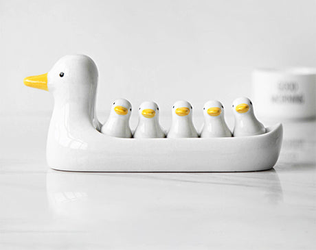 LIVETAI Kensington Artistic Duckling Ceramic Chopsticks Set from LIVETAI