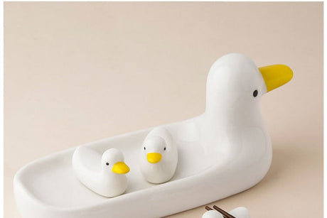 LIVETAI Kensington Artistic Duckling Ceramic Chopsticks Set from LIVETAI