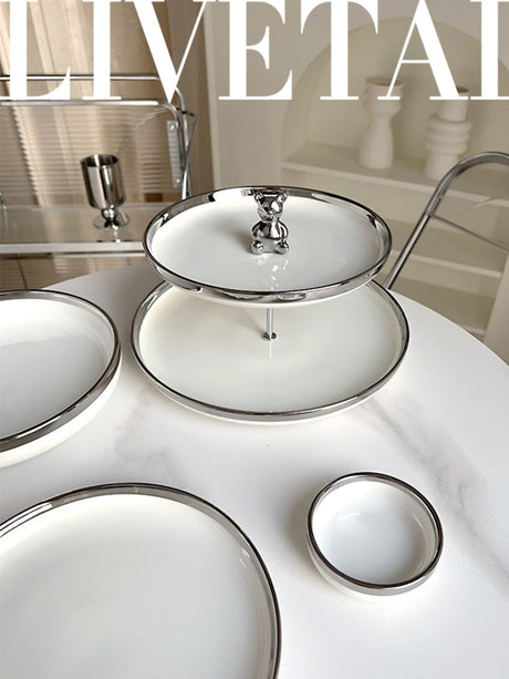 LIVETAI Marcellus Elegant Ceramic Tableware Set from LIVETAI
