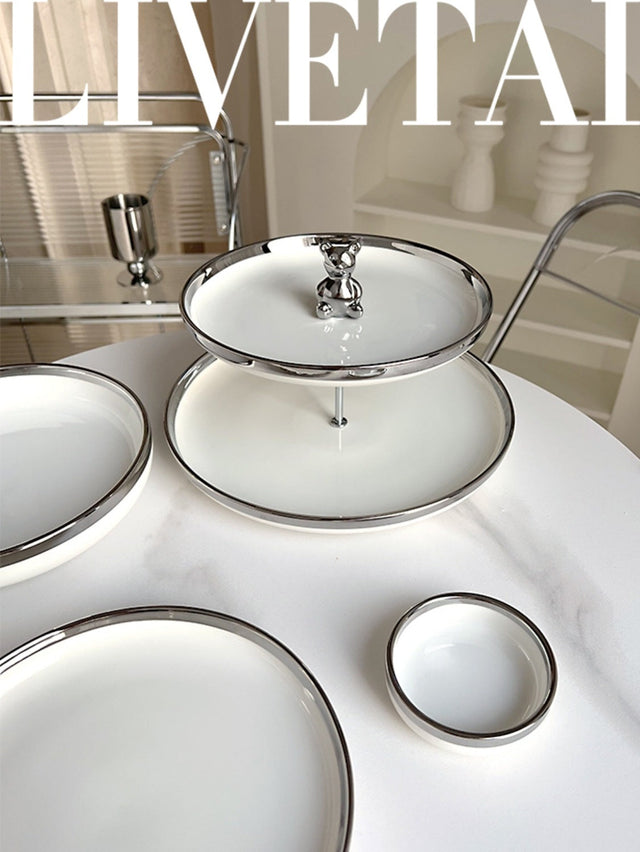 LIVETAI Marcellus Elegant Ceramic Tableware Set from LIVETAI