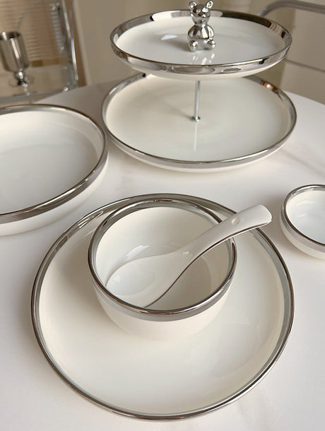 LIVETAI Marcellus Elegant Ceramic Tableware Set from LIVETAI