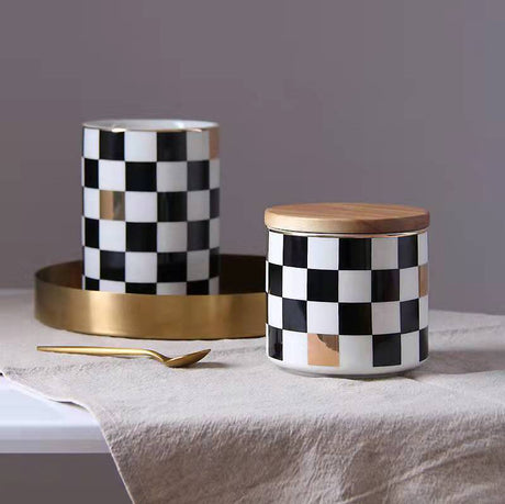 LIVETAI Marcellus Elegant Nordic Ceramic Storage Jar from LIVETAI