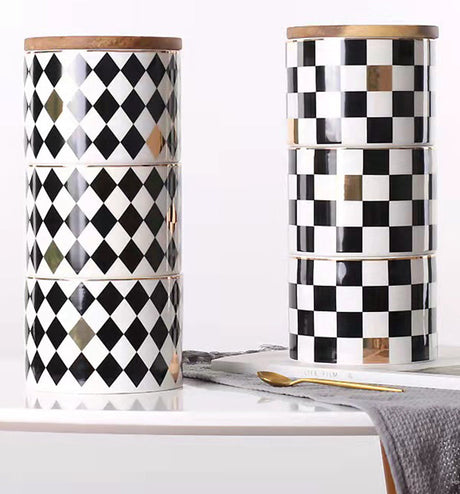 LIVETAI Marcellus Elegant Nordic Ceramic Storage Jar from LIVETAI