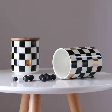 LIVETAI Marcellus Elegant Nordic Ceramic Storage Jar from LIVETAI