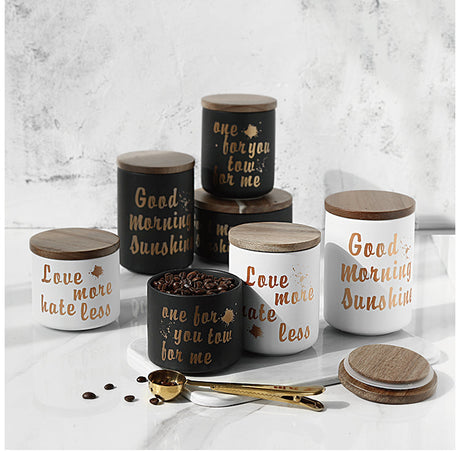 LIVETAI Marcellus Elegant Nordic Ceramic Storage Jar from LIVETAI