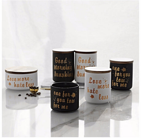 LIVETAI Marcellus Elegant Nordic Ceramic Storage Jar from LIVETAI