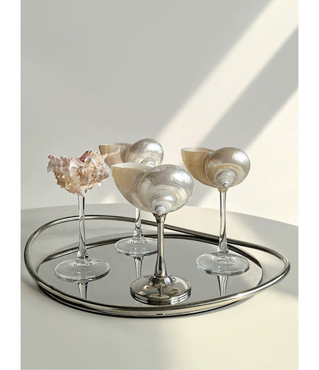 LIVETAI Marisol Elegant Natural Conch Shell Goblet from LIVETAI