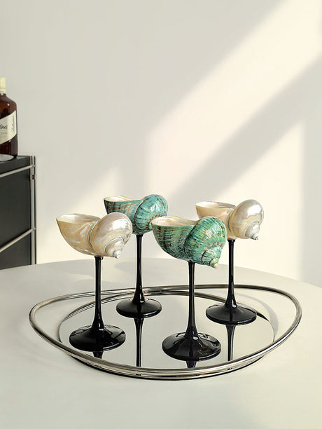 LIVETAI Marisol Elegant Natural Conch Shell Goblet from LIVETAI