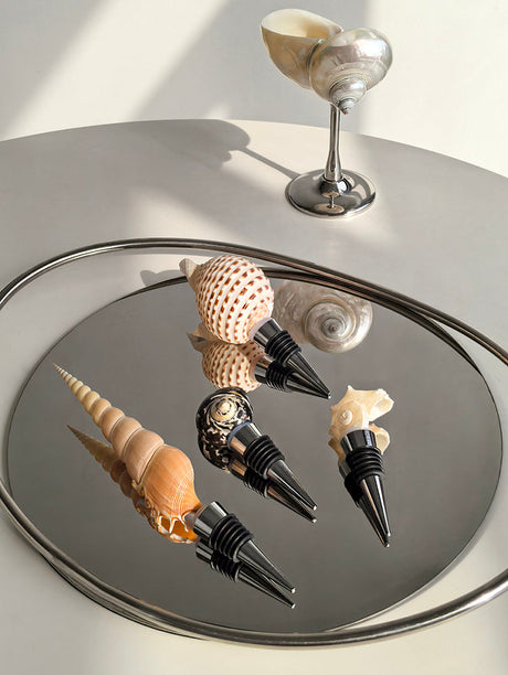 LIVETAI Marisol Elegant Natural Shell Champagne Stopper from LIVETAI