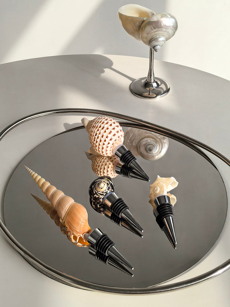 LIVETAI Marisol Elegant Natural Shell Champagne Stopper from LIVETAI
