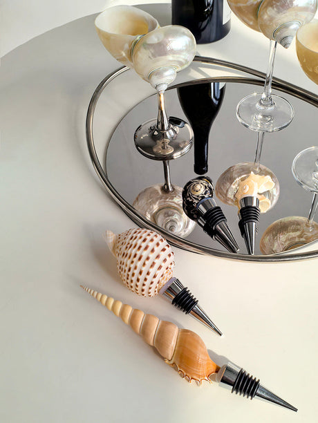 LIVETAI Marisol Elegant Natural Shell Champagne Stopper from LIVETAI