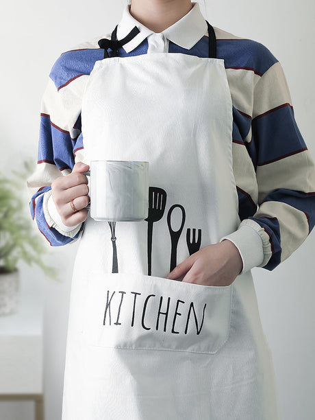 LIVETAI Montserrat Stylish Waterproof Bib Apron from LIVETAI