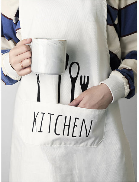 LIVETAI Montserrat Stylish Waterproof Bib Apron from LIVETAI