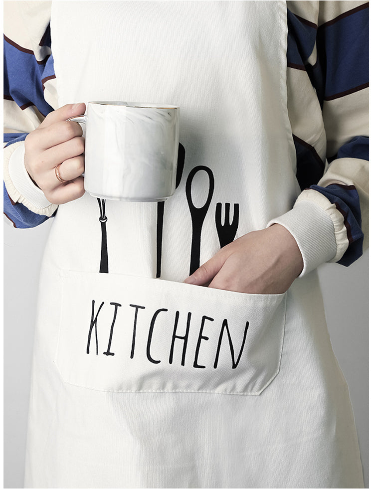 LIVETAI Montserrat Stylish Waterproof Bib Apron from LIVETAI