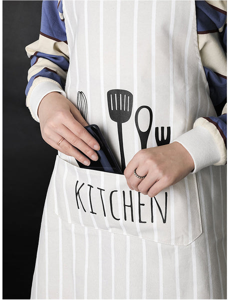 LIVETAI Montserrat Stylish Waterproof Bib Apron from LIVETAI