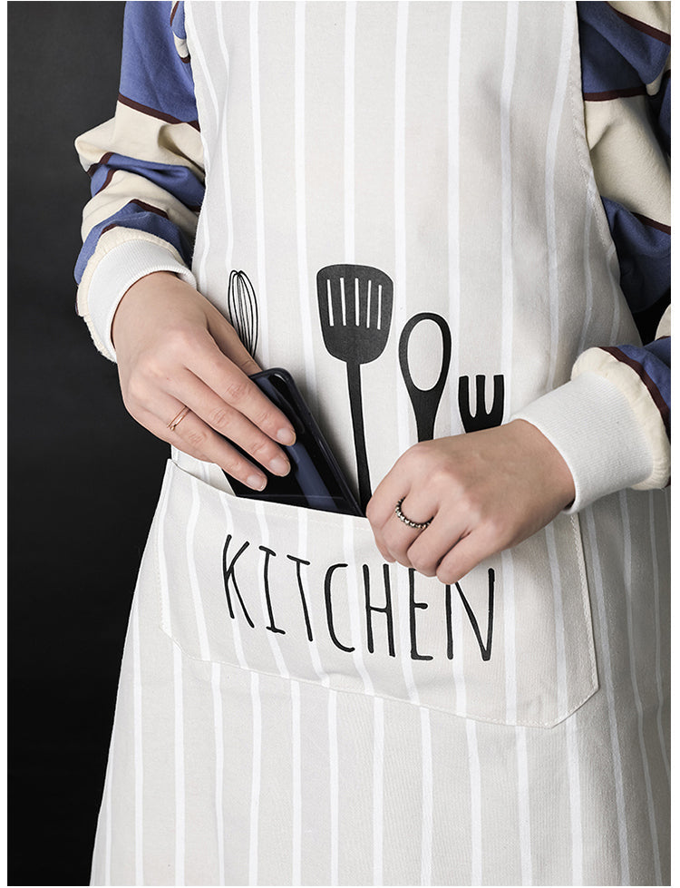 LIVETAI Montserrat Stylish Waterproof Bib Apron from LIVETAI