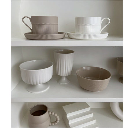 LIVETAI Santiago Elegant Retro Ceramic Cup from LIVETAI