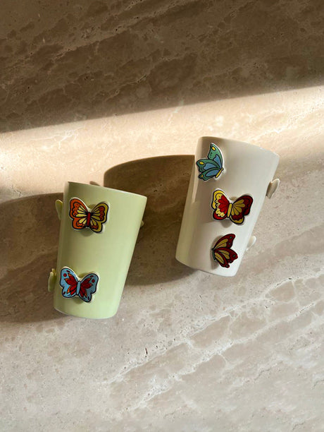 LIVETAI Sapphira Elegant Ceramic Butterfly Mug from LIVETAI