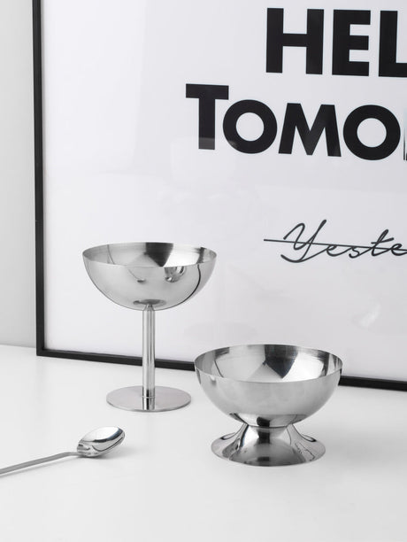 LIVETAI Sapporo Sleek Stainless Steel Dessert Bowl from LIVETAI