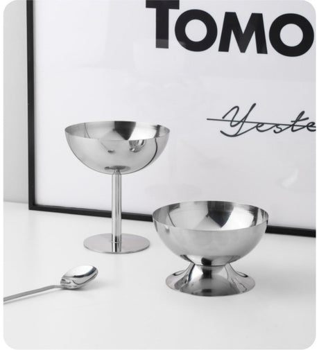 LIVETAI Sapporo Sleek Stainless Steel Dessert Bowl from LIVETAI