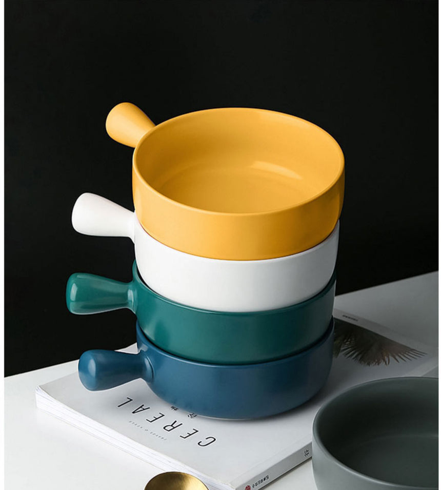 LIVETAI Seiryu Elegant Ceramic Noodle Bowl from LIVETAI