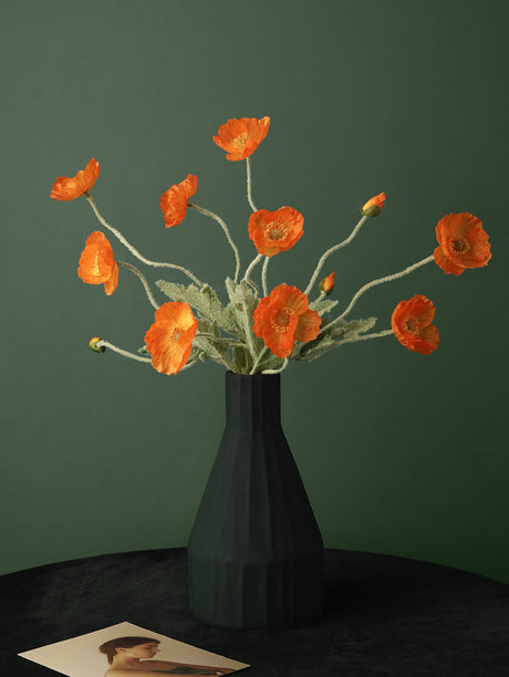 LIVETAI Serafina Lifelike Silk Camellia Flower Arrangement Decor from LIVETAI