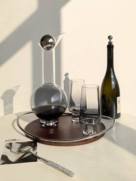 LIVETAI Seraphina Elegant Glass Decanter Set from LIVETAI