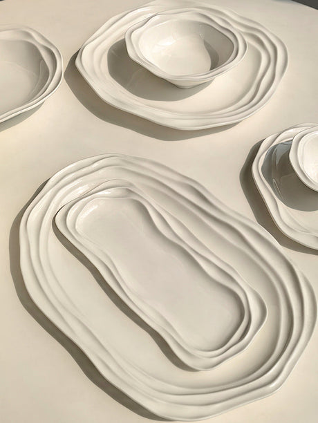 LIVETAI Seraphina French Wave Exquisite Ceramic Tableware from LIVETAI