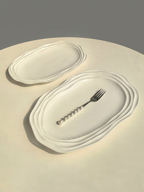 LIVETAI Seraphina French Wave Exquisite Ceramic Tableware from LIVETAI