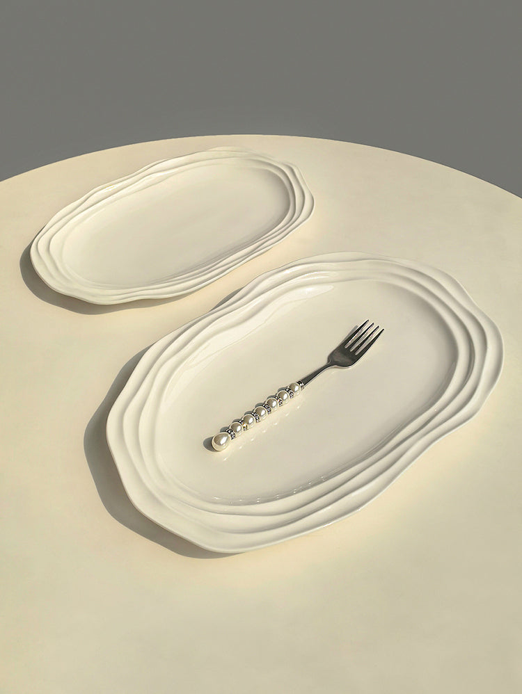 LIVETAI Seraphina French Wave Exquisite Ceramic Tableware from LIVETAI