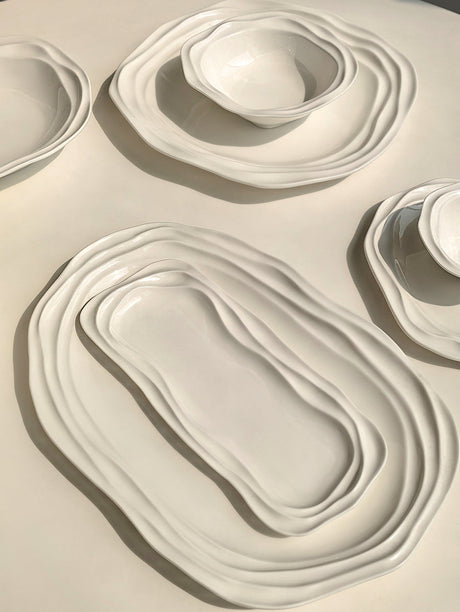 LIVETAI Seraphina French Wave Exquisite Ceramic Tableware from LIVETAI